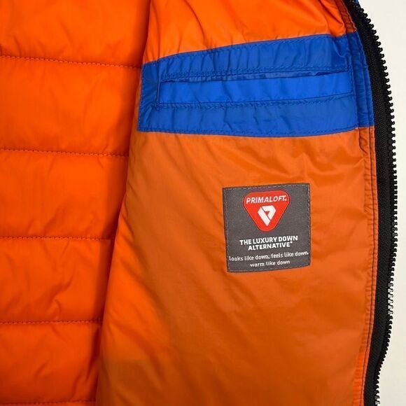 Banana Republic Blue Mens Primaloft Insulated Vest Size Medium Warm Gently Used - Picture 5 of 8